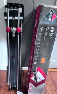 Rubi RP 36 in. Tile Cutter with 0.31"Tungsten Carbide Blade and Adjustable Blade Rubi RP 36 in. Tile Cutter with 0.31"Tungsten Carbide Blade and Adjustable Blade
