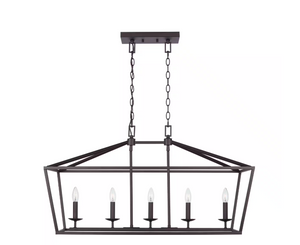 Home Decorators Weyburn 36 in 5-Light Bronze Farmhouse Kitchen Island Chandelier Home Decorators Weyburn 36 in 5-Light Bronze Farmhouse Kitchen Island Chandelier