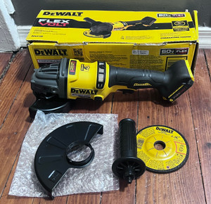 DEWALT FLEXVOLT 60V MAX Cordless Brushless 4.5 to 6" Small Angle Grinder DCG418 DEWALT FLEXVOLT 60V MAX Cordless Brushless 4.5 to 6" Small Angle Grinder DCG418