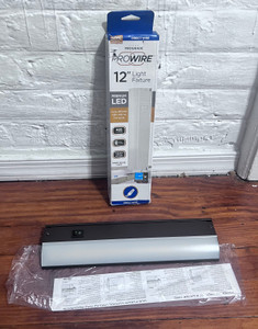 ULTRA PROGRADE ProWire Direct Wire 12" LED Oil-Rubbed Bronze Under Cabinet Light