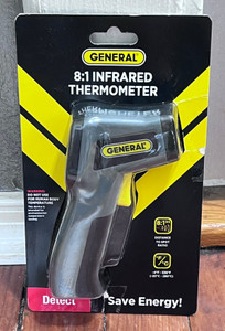 General Tools IRT205 Mini Non-Contact Laser Infrared Thermometer Temperature Gun General Tools IRT205 Mini Non-Contact Laser Infrared Thermometer Temperature Gun
