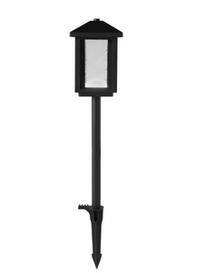 Hampton Bay Cairo Low Voltage Square Black LED Outdoor Landscape Path Light Hampton Bay Cairo Low Voltage Square Black LED Outdoor Landscape Path Light