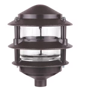 Red Dot 75-Watt Line Voltage Bronze 3-Tier Outdoor Weatherproof Landscape Light