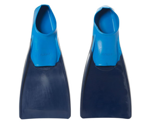 Sporti Long Blade Swim Fins with Flexible Foot Pocket (M 11-12 / W 12-13)