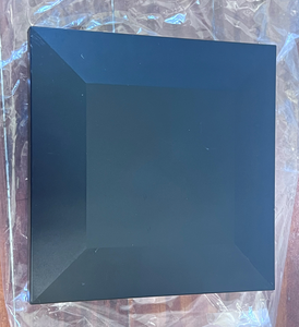 Fiberon 4" x 4" Black Integrated LED Hardwired Flat Downward Deck Post Cap Light