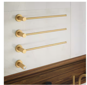 Swiss Madison SM-TW0901BG Claire 3-Bar Electric Towel Warmer in Brushed Gold