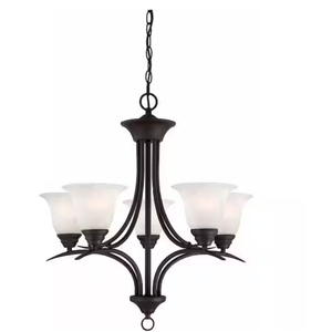 Volume Lighting Trinidad 5-Light Antique Bronze Chandelier - V5245-79