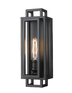 Titania 4.75 in. 1-Light Wall Sconce Matte Black by Z-Lite Model 454-1S-MB