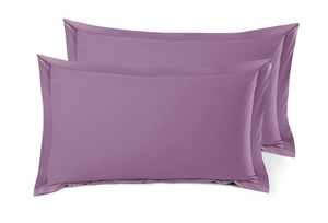 Nestl Soft Microfiber Pillow Shams - Set of 2 - King 20" x 30" - Lavender Dream