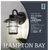 Hampton Bay 8.2 in. 1-Light Black Outdoor Wall Light Lantern Sconce (2-Pack)