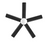 Home Decorators Merwry 48 in LED Matte Black Ceiling Fan with Light Kit & Remote