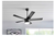 Home Decorators Merwry 48 in LED Matte Black Ceiling Fan with Light Kit & Remote