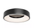 Artika Aiden 13" 1-Light Modern Black LED 5CCT Flush Mount Ceiling Light Fixture