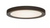 Home Decorators Collection Calloway 15 in Matte Black Selectable LED Flush Mount