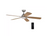 HDC Beckford 52 in. Indoor Brushed Nickel Ceiling Fan, Adjustable LED, NO REMOTE