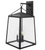 Monteaux Lighting Blakeley 3-Light Black Extra Large Outdoor Wall Light Fixture