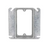 Lot of 57 Raco 4 in. W Steel 1-Gang Single-Device Square Cover, 3/4 in. Raised