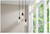 Hampton Bay Regan 3-Light Espresso Pendant Hanging Light with Clear Glass Shades