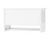 Coventry 25 in W x 14 in H Wall-Mounted Bath Shelf with Two Towel Rods in White