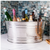Sol Living Stainless Steel Beverage Tub, Ice Bucket with Handles