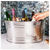 Sol Living Stainless Steel Beverage Tub, Ice Bucket with Handles