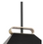 Luminosa 9 in. W 3-Light Matte Black Finish Clear Glass Lantern Pendant Light