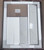 KeonJinn 14" W x 18" H Rectangular Frameless Aluminum Silver Medicine Cabinet