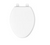 KOHLER Wellworth Elongated Grip Tight Bumpers Toilet Seat in White