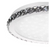 LamQee Flush Mount Ceiling Light 1 -Light 12.6-in White Flush Mount Light