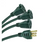 HDX 40 ft. 16/3 Multi-Directional Outdoor Extension Cord, Green EXG-16340M