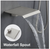 1-Handle 2.4 GPM Shower Set w/Waterfall 12" Square Shower Head in Brushed Nickel