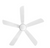 Hampton Bay Averly 52 in. Indoor Matte White Ceiling Fan with Adjustable White Integrated LED with Remote Control Included