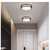 Hukoro Hanz 13 inch. Matte Black CCT Selectable LED Flush Mount Ceiling Light