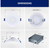Leviton Adjustable 5 CCT Color Selectable Slim Downlight, 4 in. Round DAR40-S1W