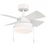 Hampton Bay YG922B-MWH Metarie II 24 in. Indoor Matte White Ceiling Fan w/Light