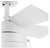 Hampton Bay YG922B-MWH Metarie II 24 in. Indoor Matte White Ceiling Fan w/Light