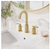 Phiestina Brushed Gold Wides pread 8 in. 2-Handle Bathroom Faucet 3-Hole