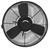 Hampton Bay Conyer 20 in. Indoor/Wet Outdoor 3-Speed Anywhere Fan in Matte Black