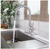 androme Single Handle Pull Down Sprayer Kitchen Faucet in Brushed Nickel