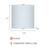 Eglo Grafik 11 in. 1-Light ChromeIntegrated LED Wall Sconce with Satin Glass