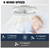 FANNEHONNE 20" Low Profile Integrated LED Flush Mount Ceiling Fan w/Remote