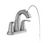 Glacier Bay Nadina 4 in. Centerset 2-Handle Bath Fountain Faucet Brushed Nickel