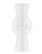 Home Decorators Albert 12.75 in. White Damp-Rated Coach Outdoor Wall Lamp