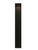 Hampton Bay Jemison 15-Watt Equivalentt Black Integrated LED Outdoor Path Light