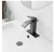 BWE Waterfall Single Handle Single Hole Low-Arc Bathroom Faucet Bathroom Drip-Free Vanity Sink Faucet in Matte Black