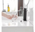 BWE Waterfall Single Handle Single Hole Low-Arc Bathroom Faucet Bathroom Drip-Free Vanity Sink Faucet in Matte Black