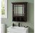 Teamson Home Neal 20" W x 24.13" H x 6.5" D Wooden Medicine Cabinet in Espresso