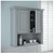 RiverRidge Home 22.88" W x 24.81" H x 7.88" D Bathroom Storage Wall Cabinet
