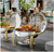 Chafing Dishes Buffet Set: | Round Chafers and Buffet Warmers Set for Catering