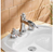 BWE 8" Waterfall Widespread 2-Handle Bathroom Faucet with Pop-up Drain in Chrome